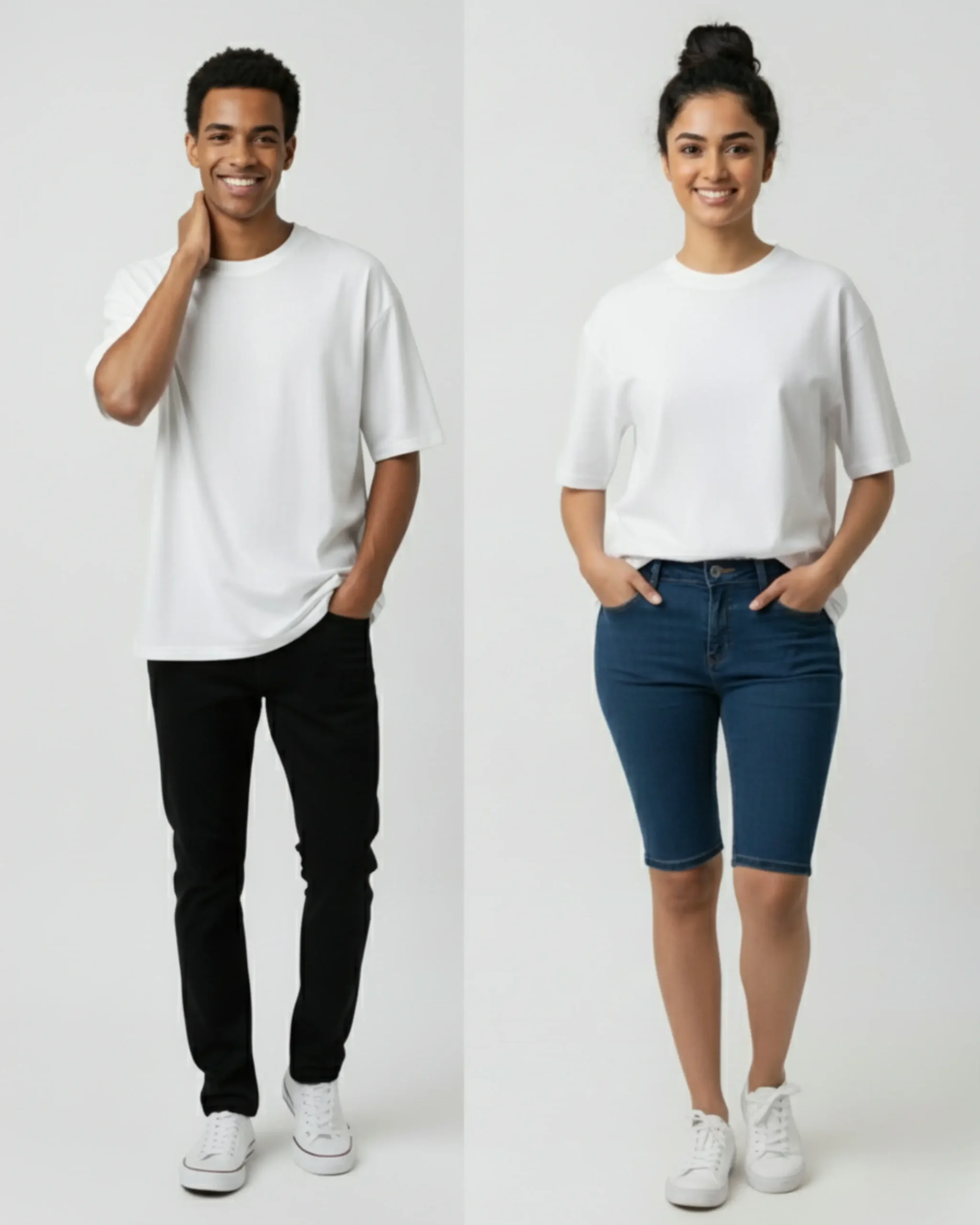 Adult Unisex Oversized Crew Neck T-shirt